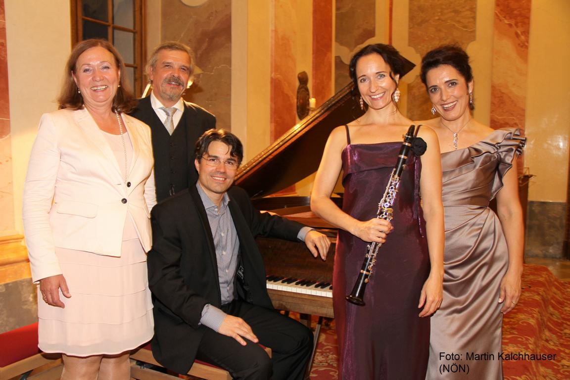 Gerlindse und Ingomar Hofbauer, Michael und Corinna Wasserfaller, Alexandra Reinprecht (von links). Foto: Martin Kalchhauser